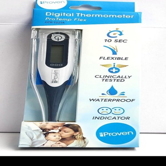 iProven Digital Oral Thermometer for Adults and Kids -1 Pack - Picture 3 of 5